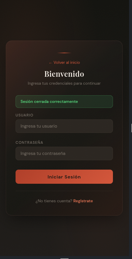 Inicio de Sesión
